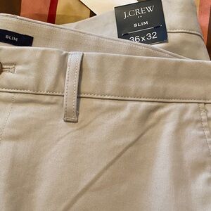 J. Crew Slim Chino Pants in Light Khaki